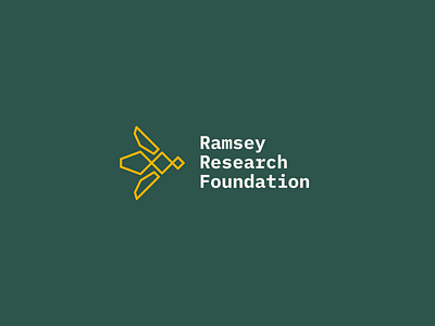 Ramsey Research Foundation brand identity brand identity design branding graphic design identity design logo logotype typography