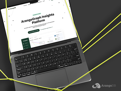 ArangoDB - Home page redesign arangodb branding figma homepage photoshop ui ux