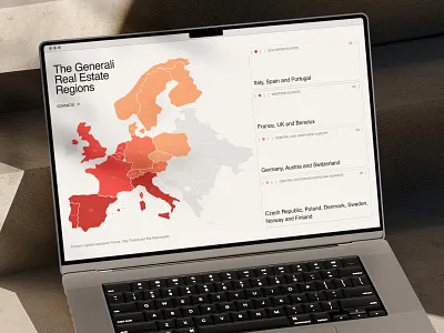 Map block for a website on investments block with a map composition contrasting sizes creative composition creative style map map navigation minimalism pure style real estate ui