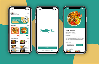 Food delivery Application UI/UX delivery app food app foodapp ui uiux ux