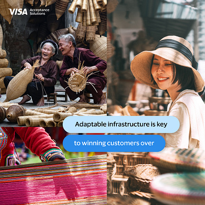 Visa Acceptance Solutions Open Followers Campaign Ads advertisement campaign graphic design