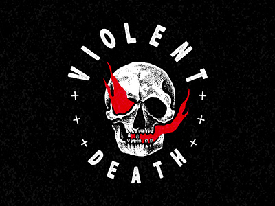 Design for sale - Violent Death - Text can be change art for sale artwork band merch dark art dark artist design design for sale illustration illustrator merch design t shirt design tee design