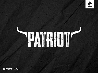 Patriot® Bull Logo bull bull logo mf7 official patriot gear patriot patriot bull will haddock