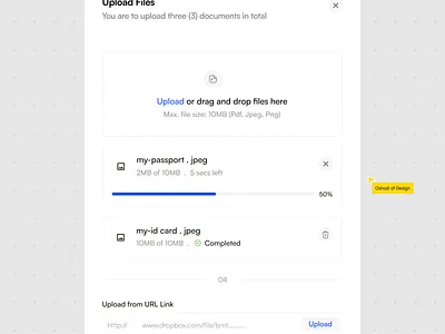 UI for uploading a file figma product design ui uidesign uiux ux uxdesign uxui