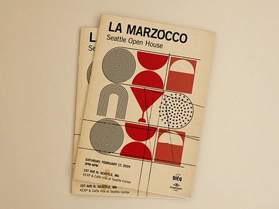 Event Promo Material abstract branding coffee design espresso event illustration invitation los angeles poster prop design retro vintage vintage branding vintage design vintage invitation vintage poster vintage type vintage typography wes anderson