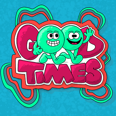 Good Times design digital art fresco graffiti graphic design graphic designer illustration logo