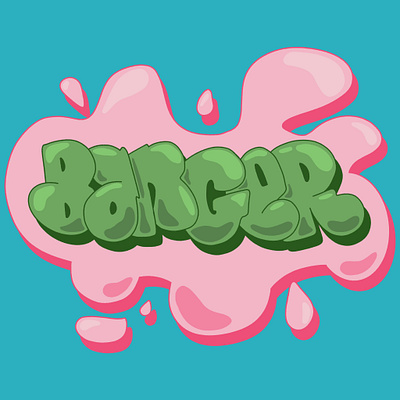 Banger branding design digital art fresco graffiti graphic design graphic designer illustration logo ui