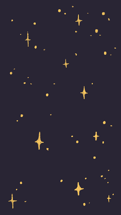 Night sky design illustration