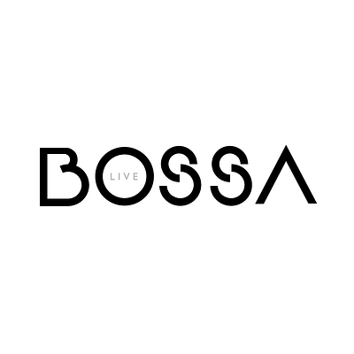 Bossa Live branding type design