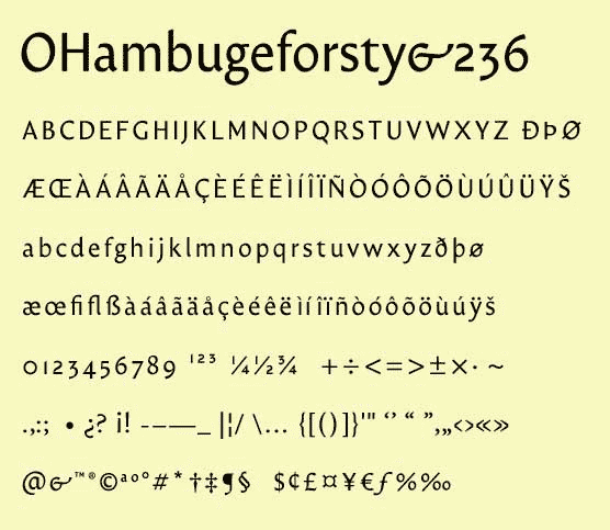 Nankin Char type design