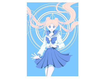 Sailor Moon design graphic design illustration vector