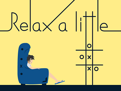 Relax a Little ad design graphic design graphic designer illustration publicity