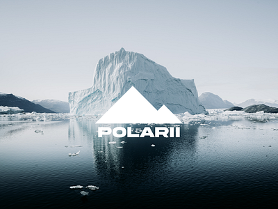 「 Polar Mountain Logo Design 」 arctic branding cool design glacier graphic design landscape logo mountain png polar simple