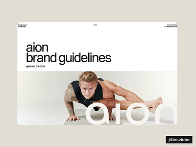 Aion Brand Guides aion brand brandguides branding graphic design layout logo