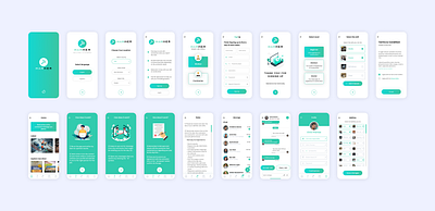 Construction App UI Design appui branding constructionapp figma graphic design logo mobile app mockup ui ui design ux design