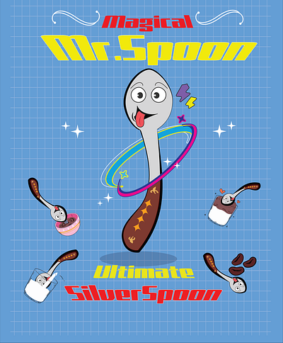 magical mr.spoon illustrator spoon