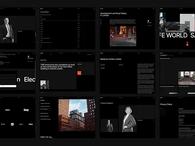 TMP — Company Website (Framer Template) building company website construction framer framer template industrial template ui web design