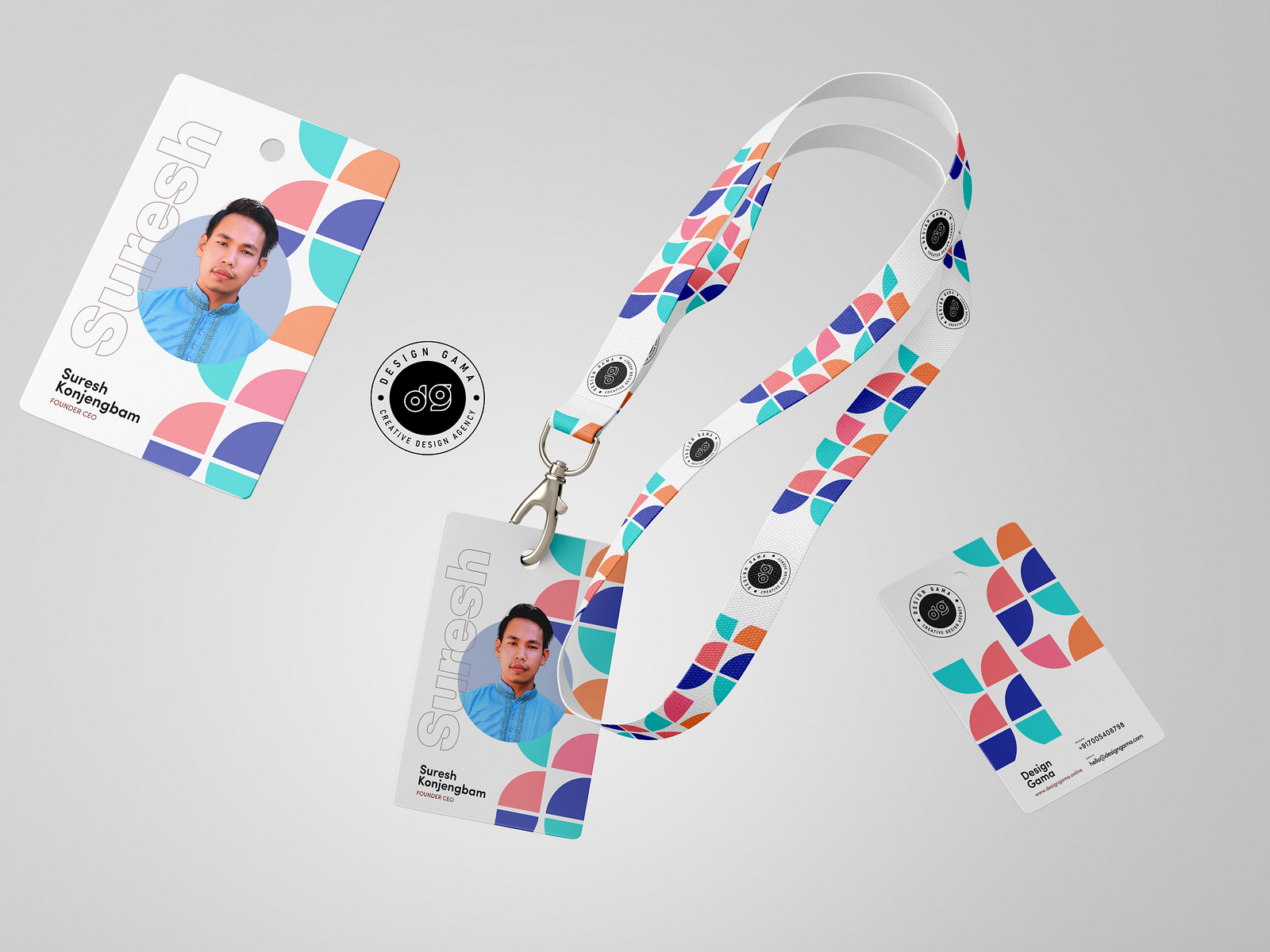 Business ID card design Branding by Suresh Konjengbam on Dribbble