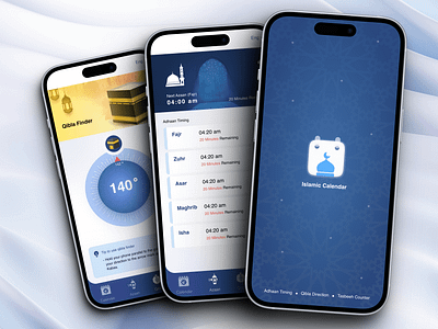 Islamic Calendar App androidappdesign appdesign appui calendarapp designapp iosappdesign islamicapp modernui productdesign uiappdesign