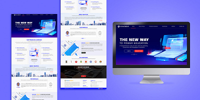 Revamped Web Design for IT Startups branding minimalist design mobile compatibility responsive design ui