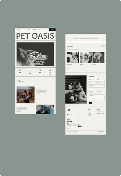 Pet Care Landing Page - Product Showcase Landing Page