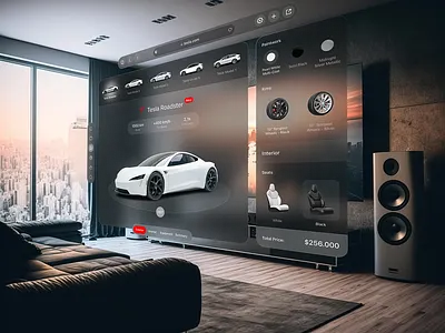Tesla Smart Home visionOS vision s ev