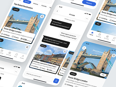 Travel AI based Mobile App