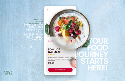 Food Delivery UI-UX Design animation motion graphics ui