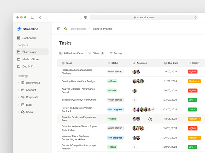 Data Table For Project Management Tool (Team Collaboration) column complex creative data data table datatrends design figma list project projectmanagement row table taskmanagement tasks tools ui uiux userexperience ux