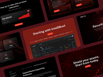 Cybersecurity Web Revamp company cybersecurity dark design graphic design inspiration landing revamp ui ux web
