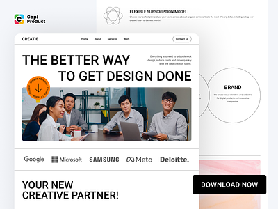 Agency Website Design agency design figma minimal ui uiux website