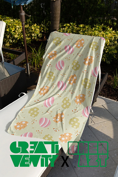 Beach Towel on Beach Chair - Photoshop Mockup apparel beach beach towel creativewity mockup psd mockup sherazt textile towel towel mockup towels