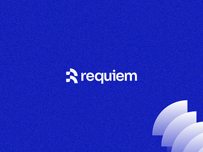 Requiem - Cryptocurrency brand brand design branding business crypto currency design funds graphic design iconic logo design logofolio logomark minimal r logo silicon valley startup symbol tech timeless