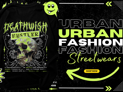 Death note hustler urban streetwear grunge tshirt anime branding death graphic design grunge note print streetwear tshirt