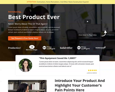 Get a Free Quote Funnel Template for GoHighLevel agency template design free free quote funnel free quote funnel template funnel design funnel template funnel theme ghl ghl template gohighlevel illustration quote quote funnel ui