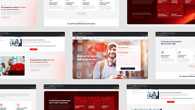 CERTIRED - Online Educational Platform graphic design ui ux webdesigninspiration
