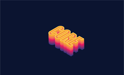 3D Design 3d design branding core design graphic design illustration illustrator logo typography ui ux vector
