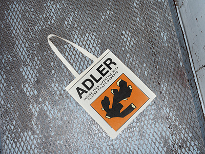 "ADLER" Tote Bag Design branding design grape illustrations graphic design illustration logo merch tote bag