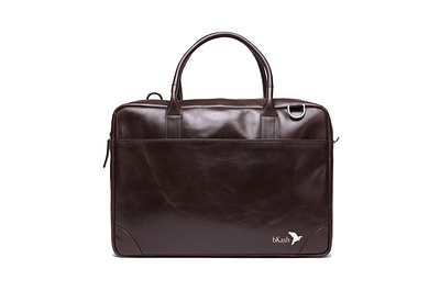 leather laptop bag design branding graphic design