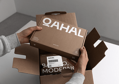 Qahal Collection Branding box branding design download free freebie graphic design logo mockup cloud mockupcloud packaging