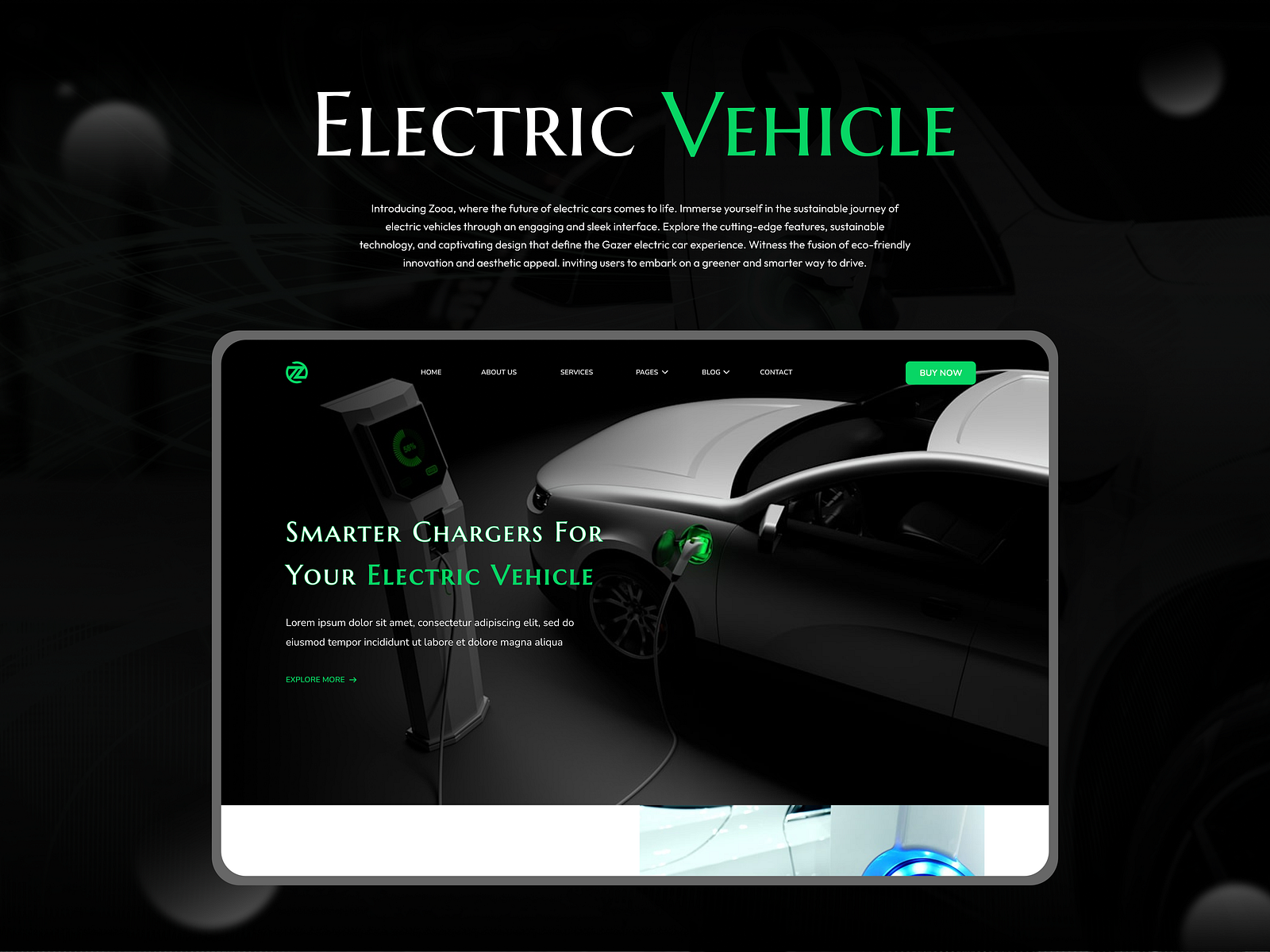 Electric Vehicle by Pranav Dhorajiya on Dribbble