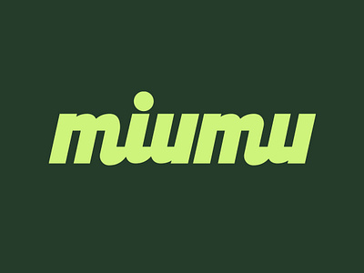 miumu branding design graphic design icon identity illustration letter lettering logo marks symbol type typographie ui words workmark