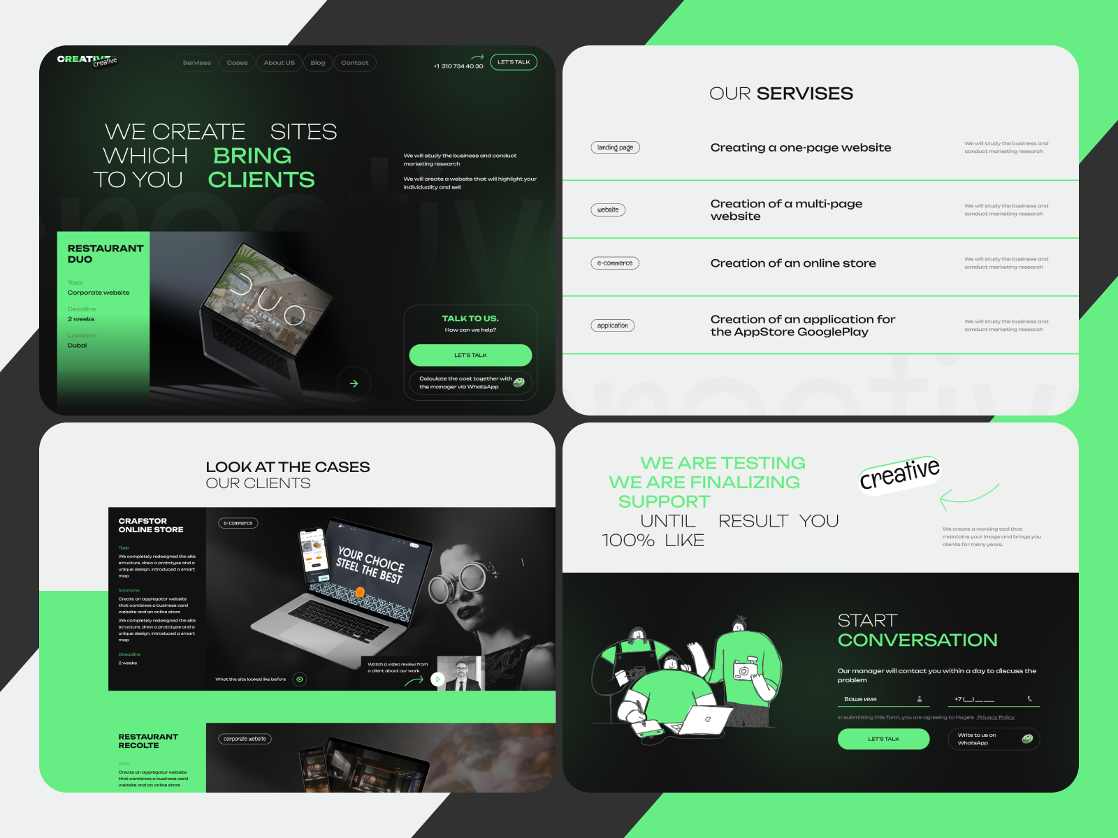 Digital Advertising Agency Landing Page absyract advertising agency corporate website digital agency creative agency development digital digital agency green color landing page digital agency marketing modern green popular green trends 2024 web design web design agency web design green