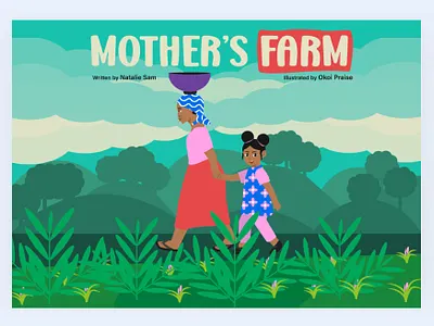 Children's Book Illustration | Mother's Farm 2d art book cover design bookdesign branding character children childrens book cover childrens book illustration childrens illustrator childrensbook design digital painting farm graphic design illustration illustrator story telling vector vector illustration