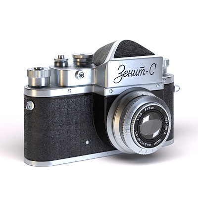 Old facion camera render 3d model 3ds max camera photorealism photorealistic product design product render render visualization