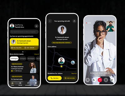Online Specialist Doctors & Medical Services- Mobile app doctorapp medical app medical consulting app mobileapp ui