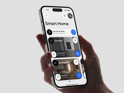 Homie App - Smart Home Dashboard app app design automation b2b business crm dashboard design iot management mobile mobile app optimization product design saas smart app smart home software ui ux