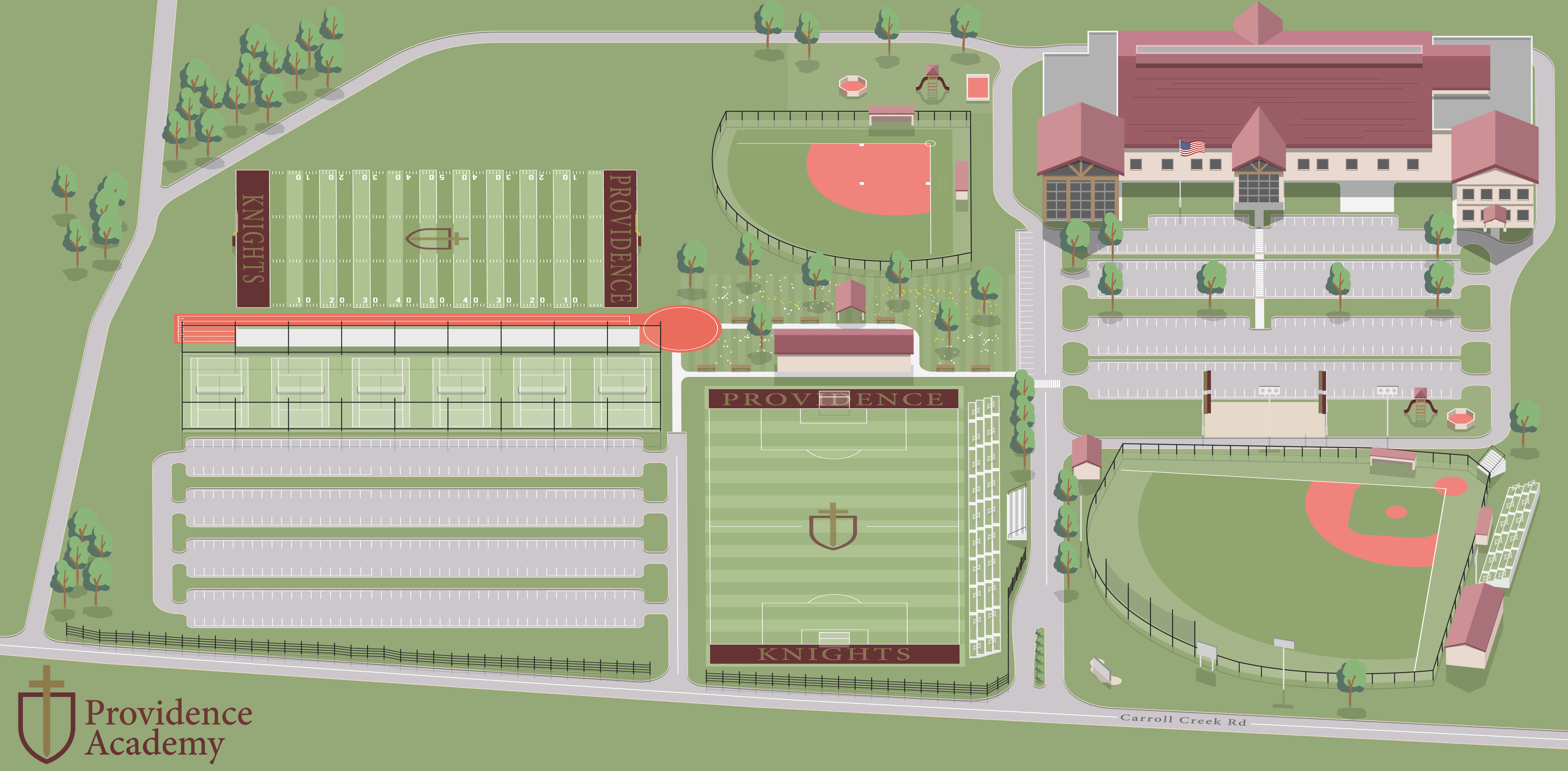 School Campus Map Design