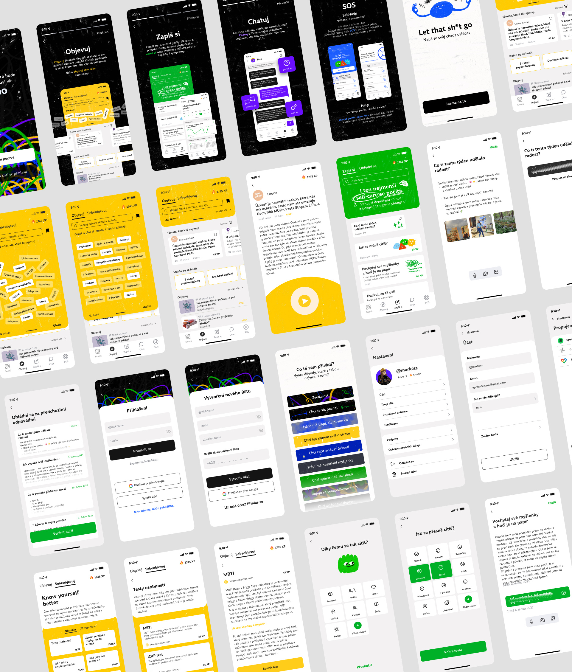 Vpoho app by Markéta on Dribbble