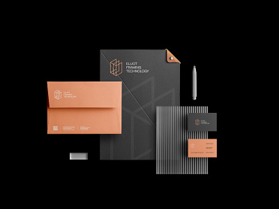 EFT — Stationery design branding business card design eft framing graphic design identity inspiration logo mockup modern stationery